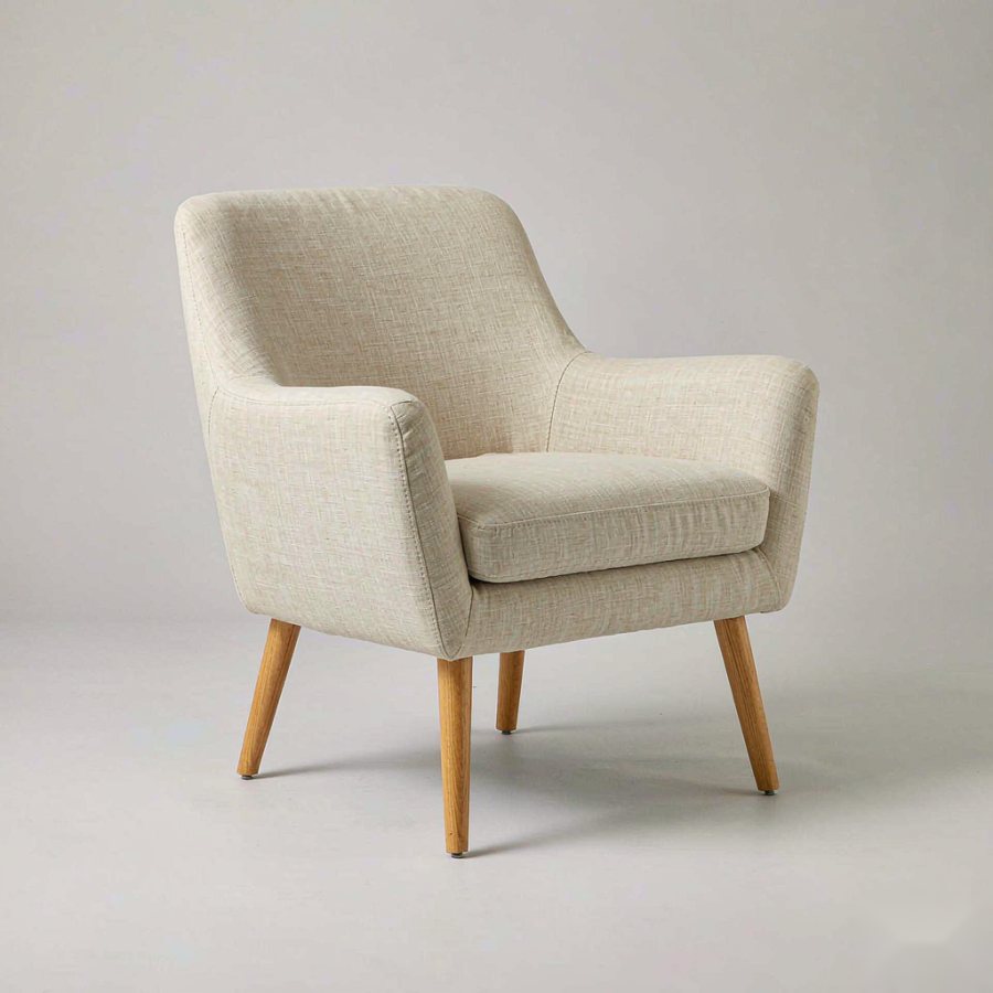 Modern Upholstered Accent Armchair